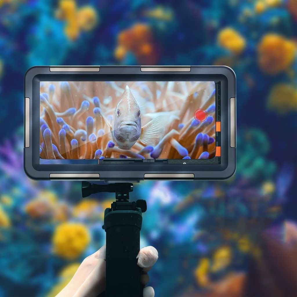 Tech-Protect Vattentät Skal IPX8 4.7–6.7-tum Smartphones – Svart