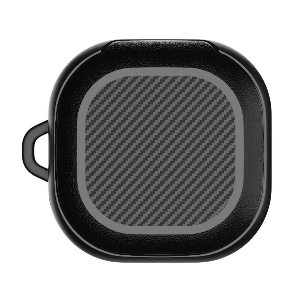 Tech-Protect Rough Carbon Cover til Samsung Galaxy Buds FE/2 Pro/2/Live/Pro - Sort