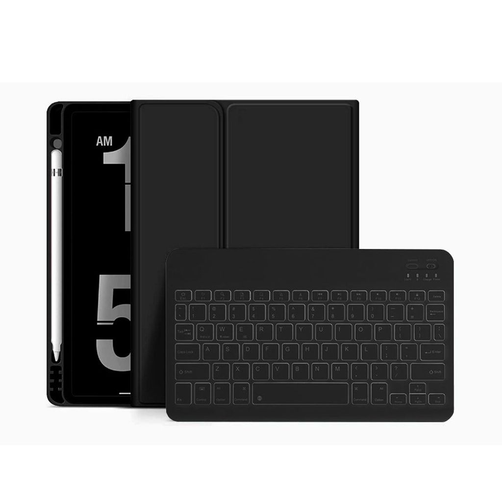 Tech-Protect SC Pen med tastatur Flip Cover til iPad 10.9" 2022 - Sort