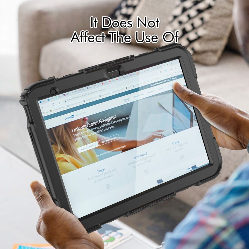 Tech-Protect Solid360 Skal till iPad 10.9" 2022 - Svart