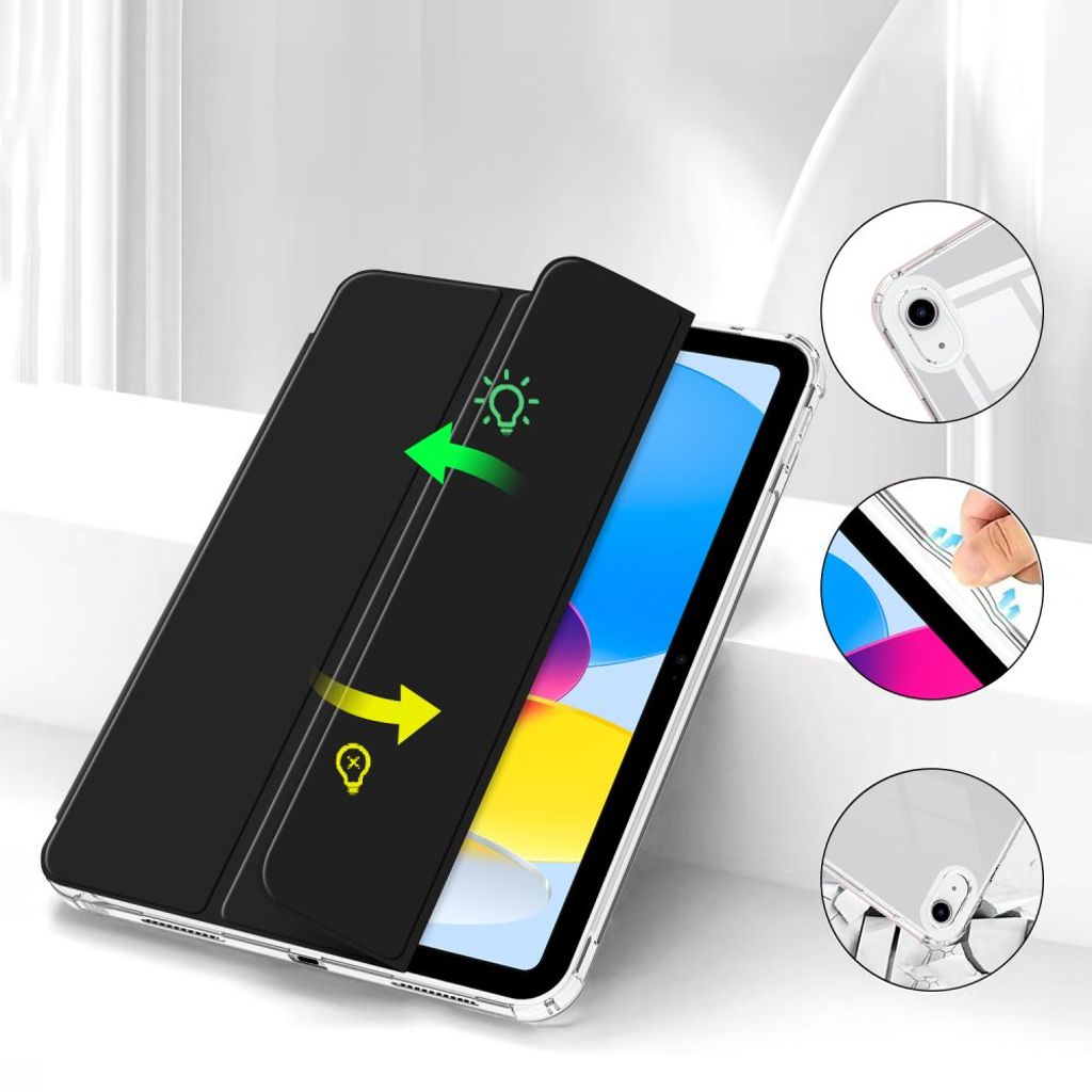 Tech-Protect SC Pen Hybrid Kotelo iPad 10th Gen 2022 10.9" - Musta