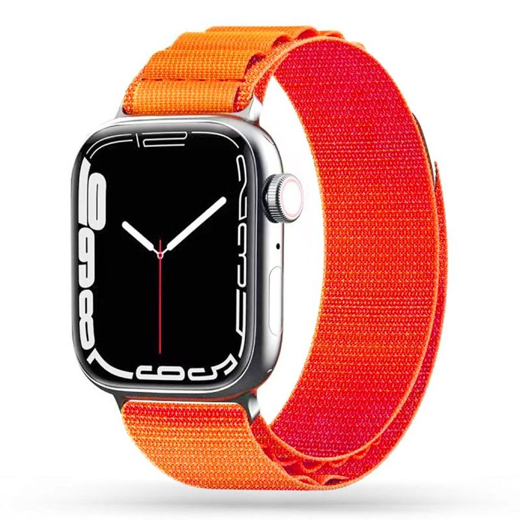 Tech-Protect Nylon Pro Klokkereim til Apple Watch 42/44/45/49 mm - Oransje