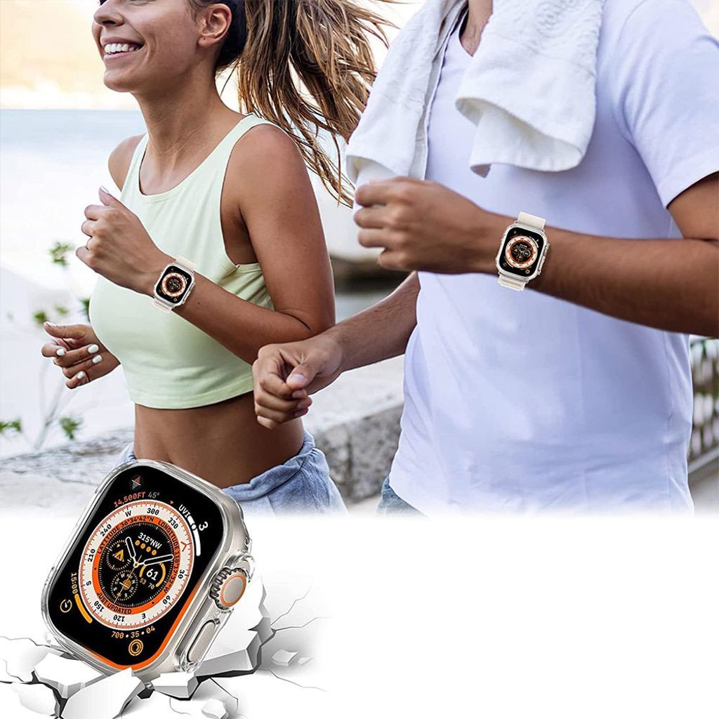 Tech-Protect Defense360 Deksel til Apple Watch Ultra 1/2 (49mm) - Svart