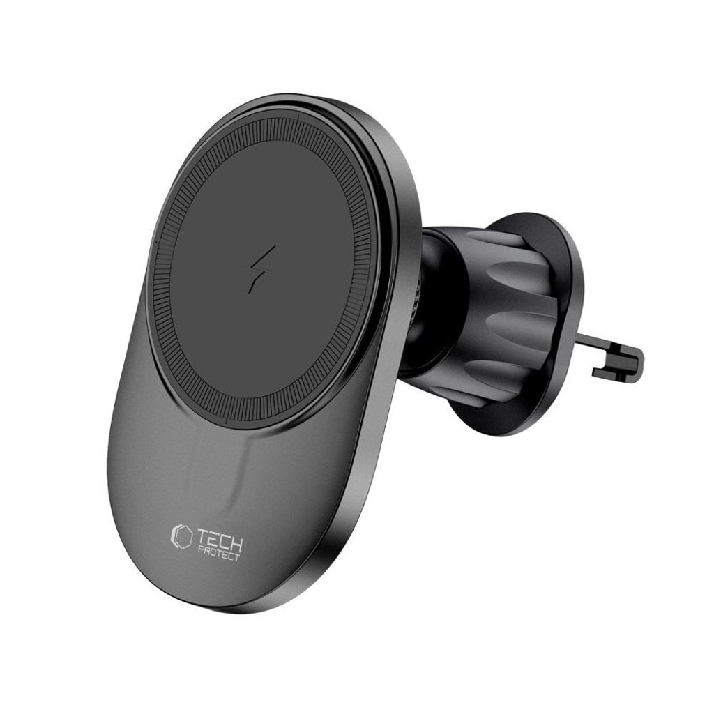 Tech-Protect MM15W-V1 bilholder med MagSafe 15W trådløs oplader – sort