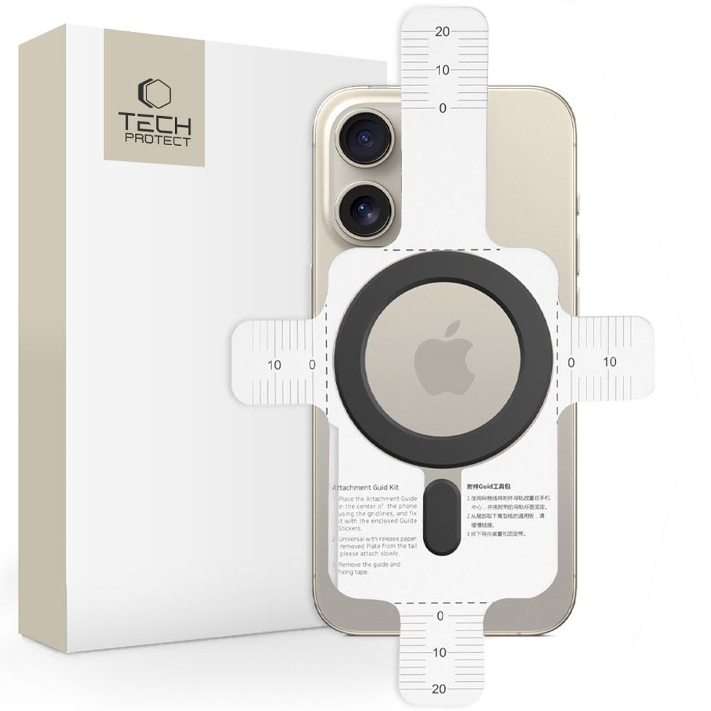 Tech-Protect MagMat MagSafe Magnetic Ring Universaali - Musta