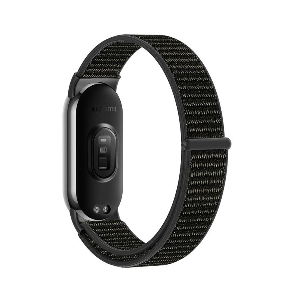 Tech-Protect Nylon Kockarmband till Xiaomi Smart Band 8/8 NFC - Svart