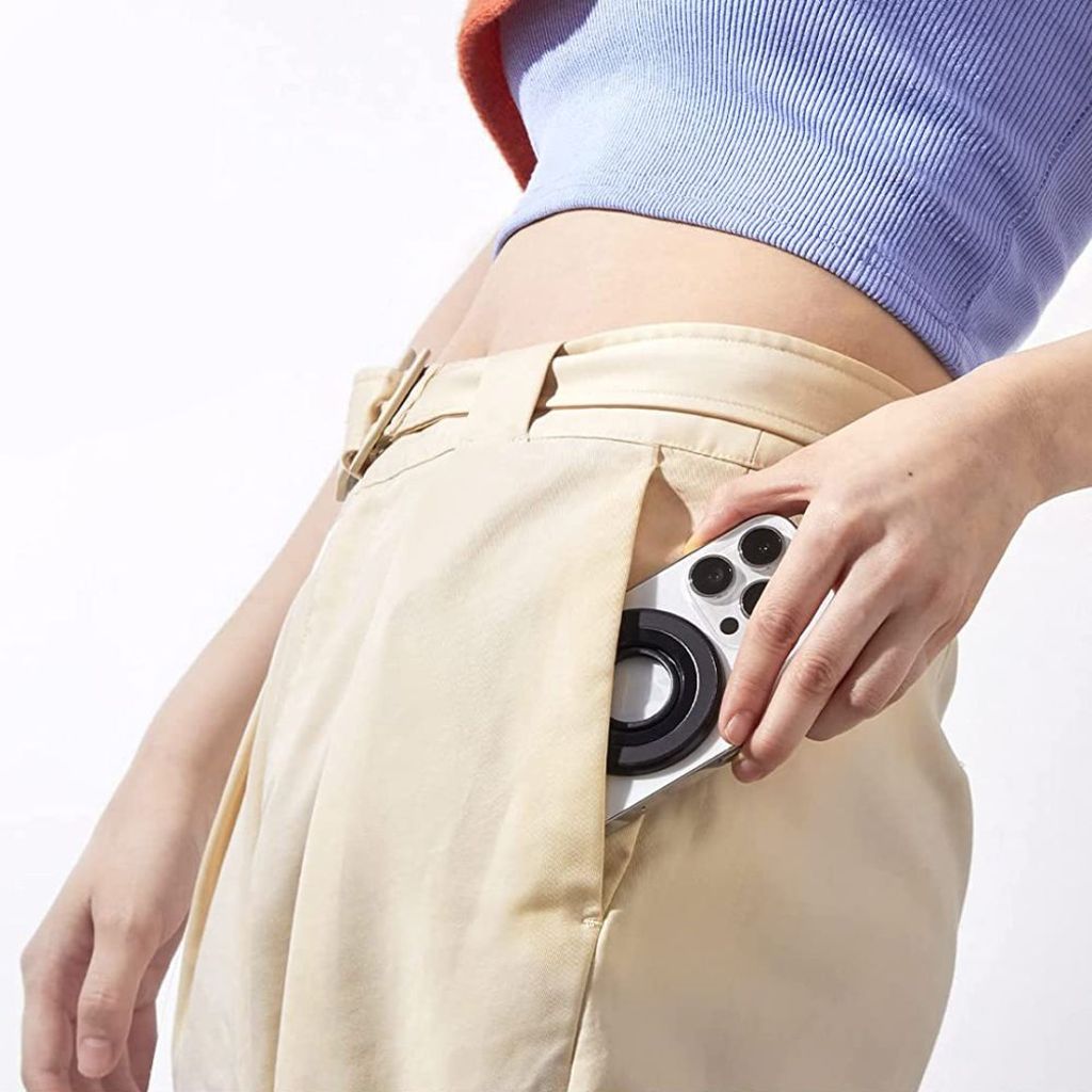 Tech-Protect MMR100 Magneettinen puhelinpidike/rengas MagSafe – Harmaa