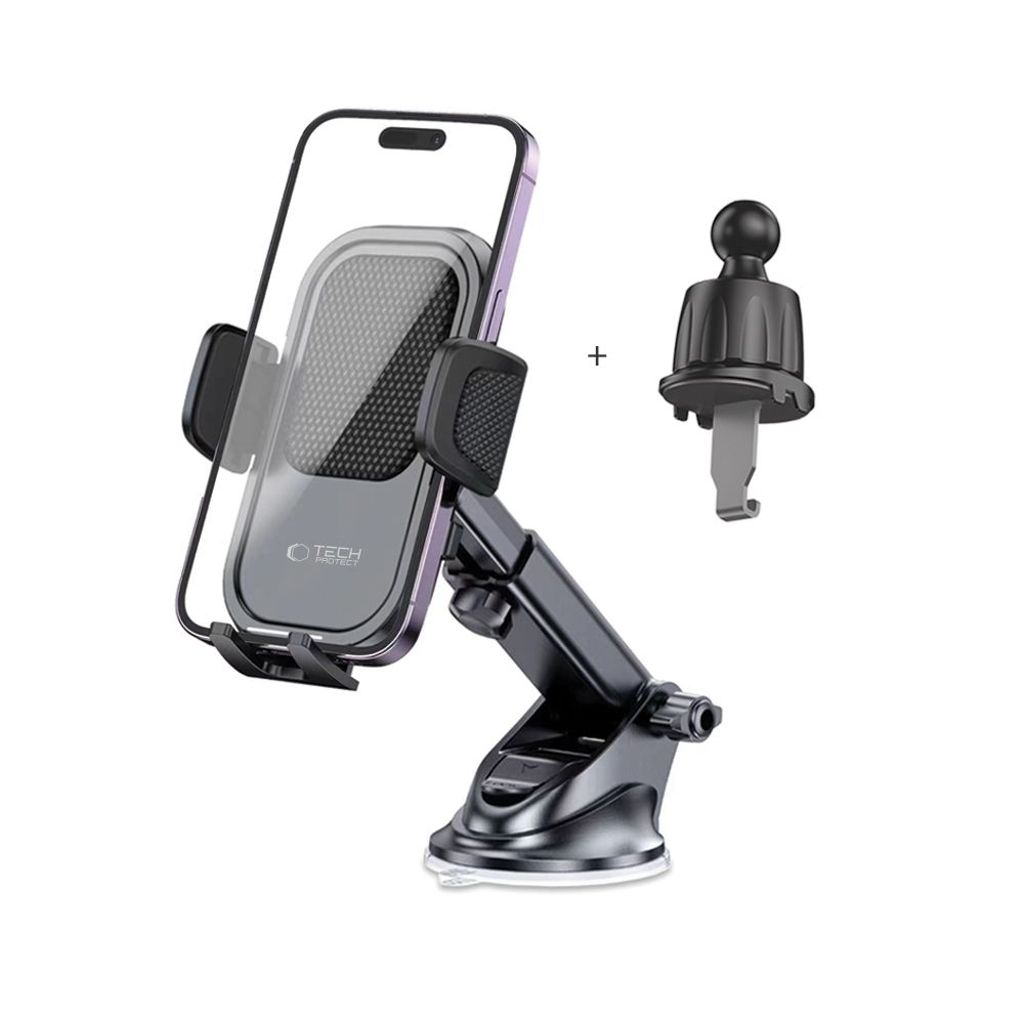 Tech-Protect V6 mobilholder til bil – cockpit/luftdyse – sort