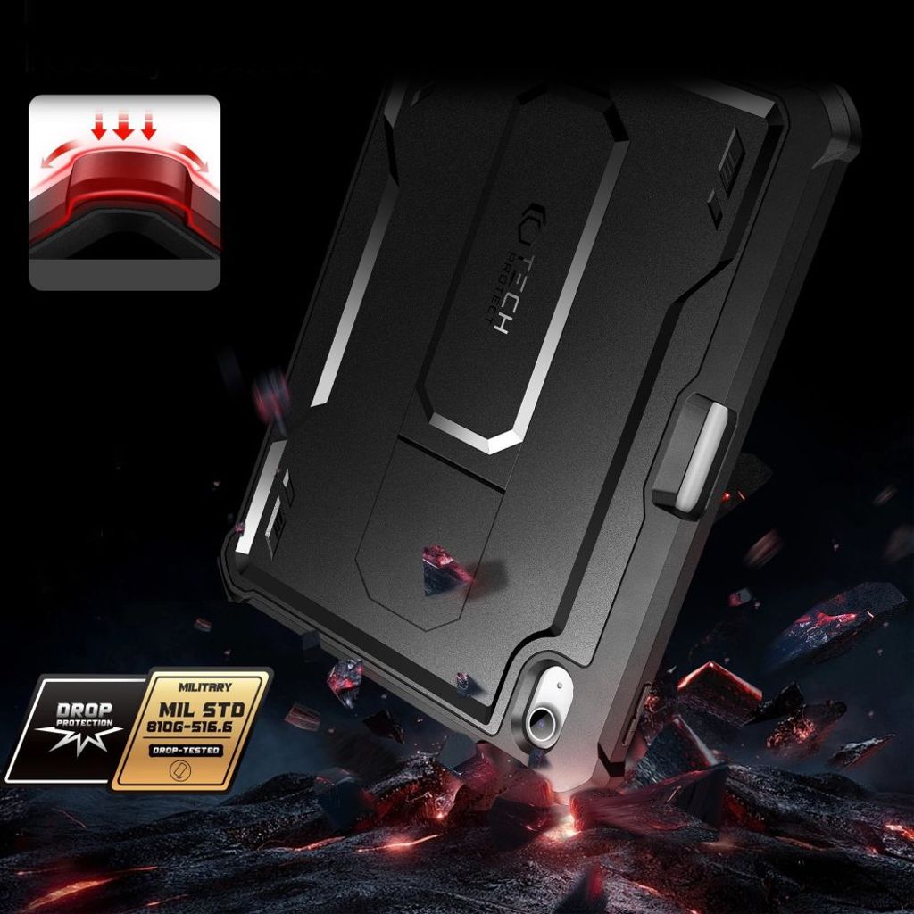Tech-Protect Kevlar Pro Skal till iPad 10.9" 2022 - Svart