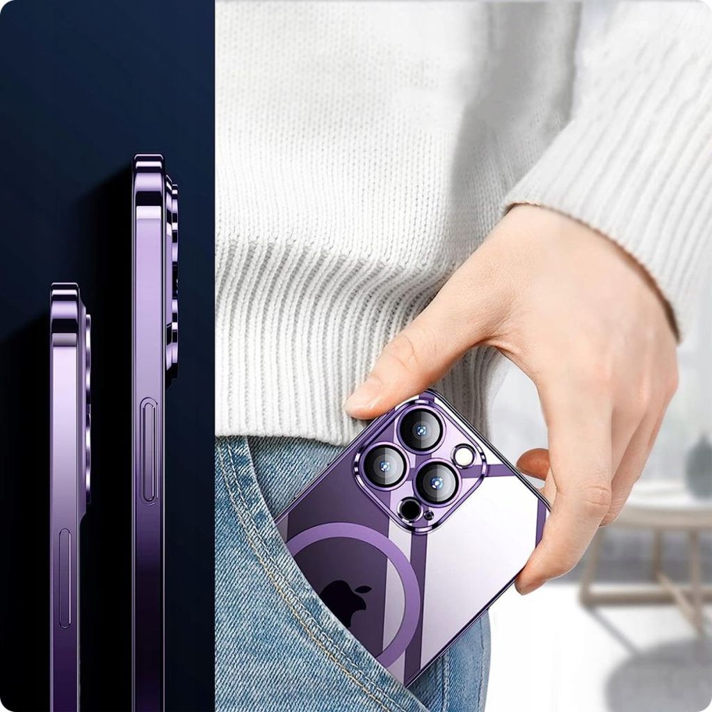Tech-Protect MagShine MagSafe Deksel til iPhone 14 - Svart