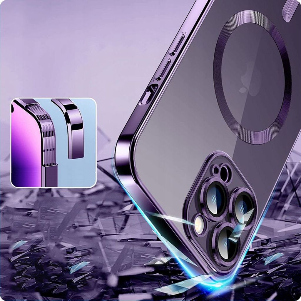 Tech-Protect MagShine MagSafe Deksel til iPhone 14 - Svart