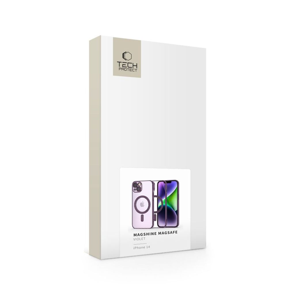 Tech-Protect MagShine MagSafe Case for iPhone 14 - Purple