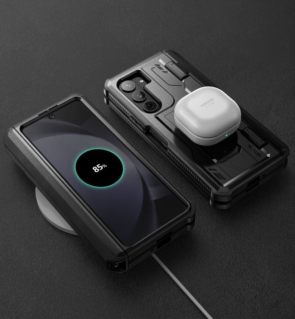 Tech-Protect Kevlar Pro Pen Skal till Samsung Galaxy Z Fold 5 - Svart