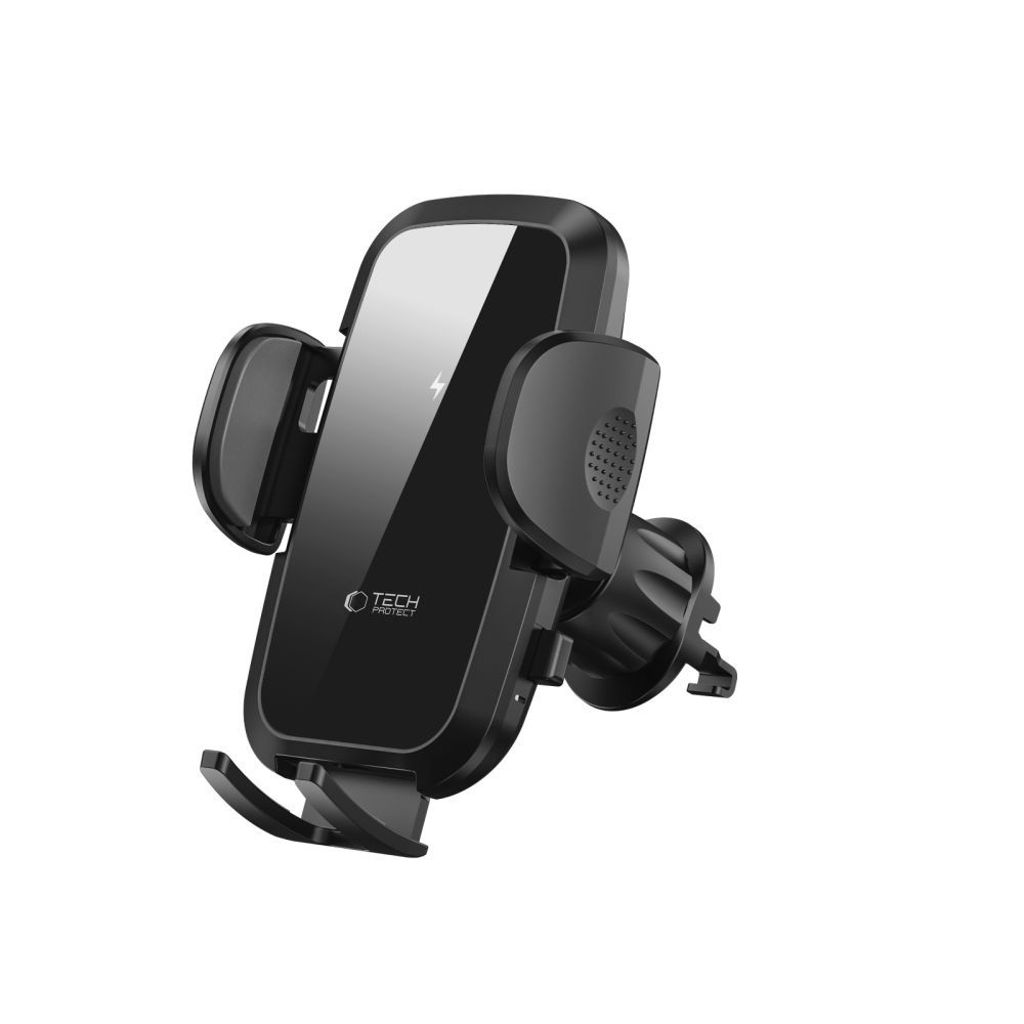 Tech-Protect CM15W-V1 bilholder med 15W trådløs opladning - sort