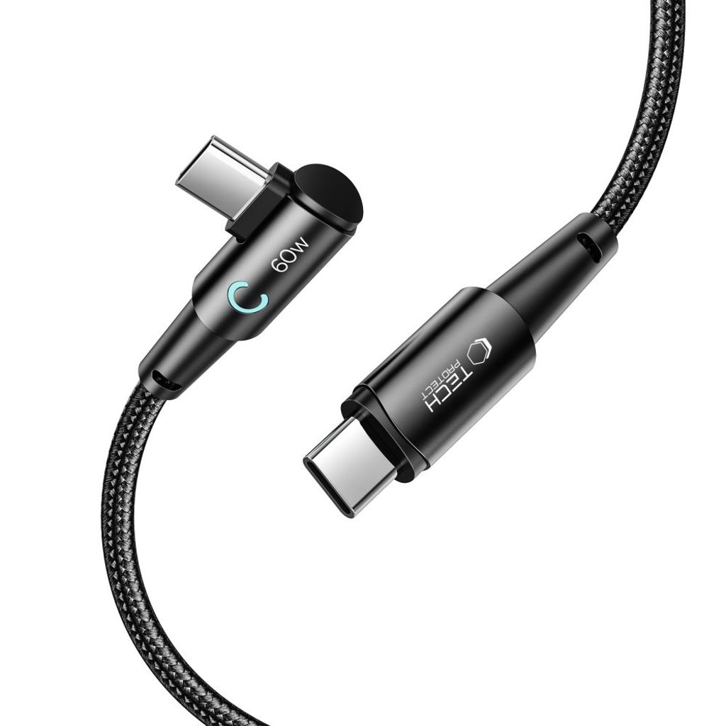 Tech-Protect UltraBoost L USB-C / USB-C 60W 6A Kabel 2m - Grå