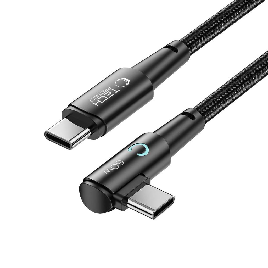Tech-Protect UltraBoost L USB-C / USB-C 60W 6A Kabel 2m - Grå