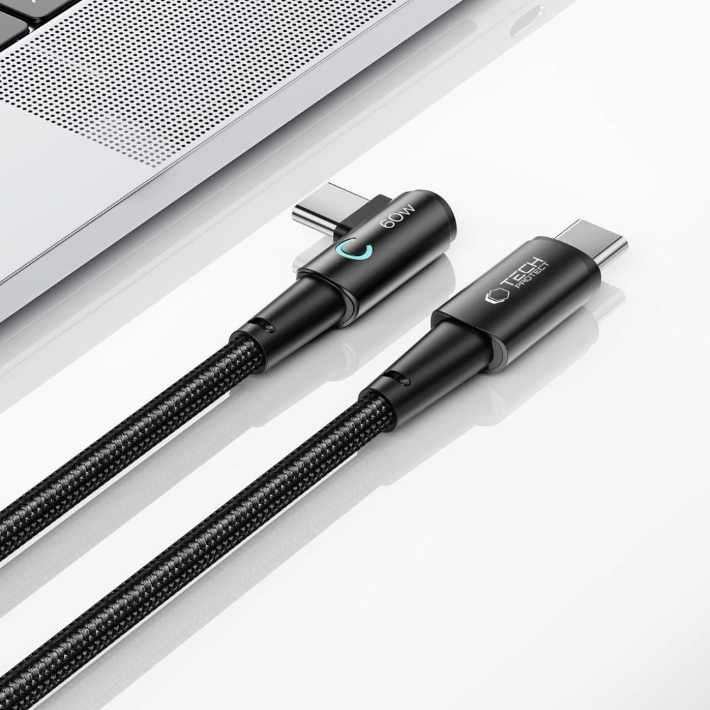 Tech-Protect UltraBoost L USB-C / USB-C 60W 6A Kabel 2m - Grå