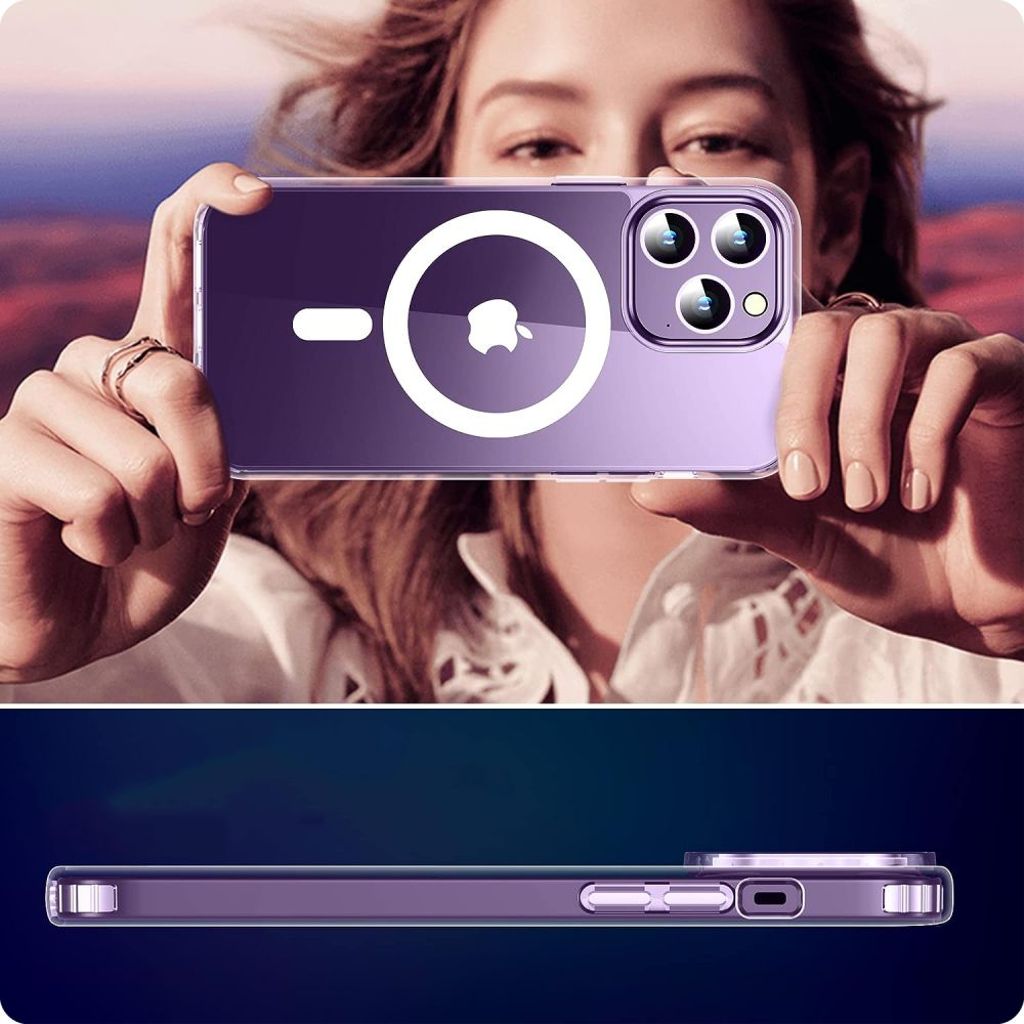 Tech-Protect FlexAir Hybrid MagSafe Deksel til iPhone 15 Pro Max - Gjennomsiktig