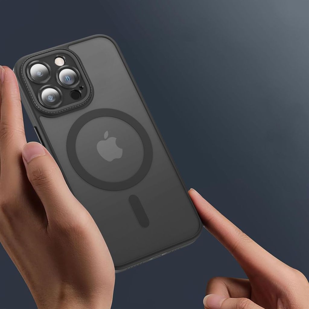 Tech-Protect MagMat Cam+ MagSafe Case for iPhone 15 Pro - Matte Black