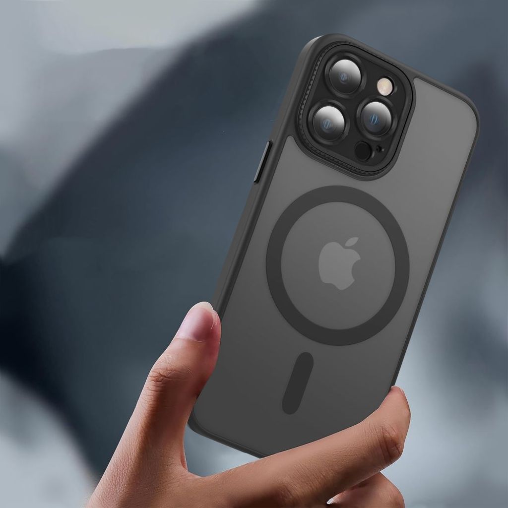 Tech-Protect MagMat Cam+ MagSafe Case for iPhone 15 Pro - Matte Black