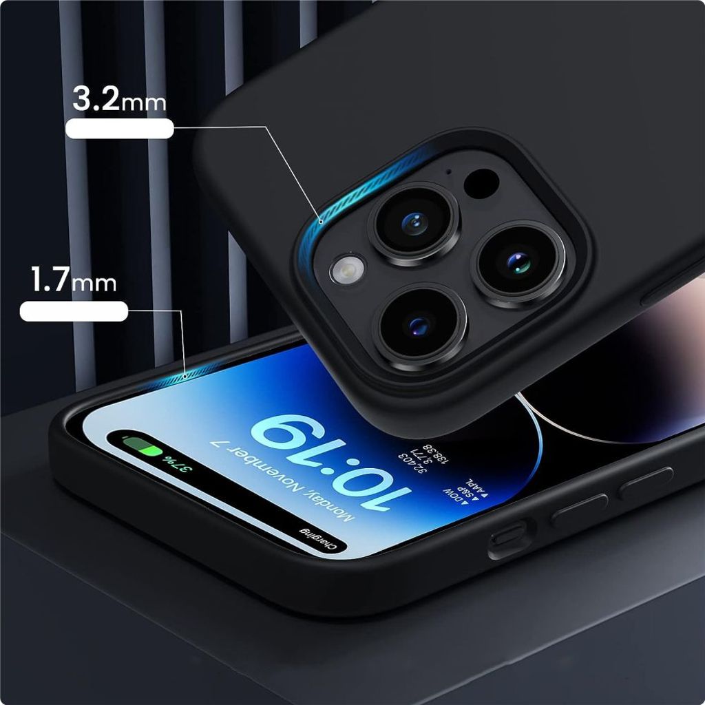 Tech-Protect Silicone MagSafe Case for iPhone 13/14 - Black