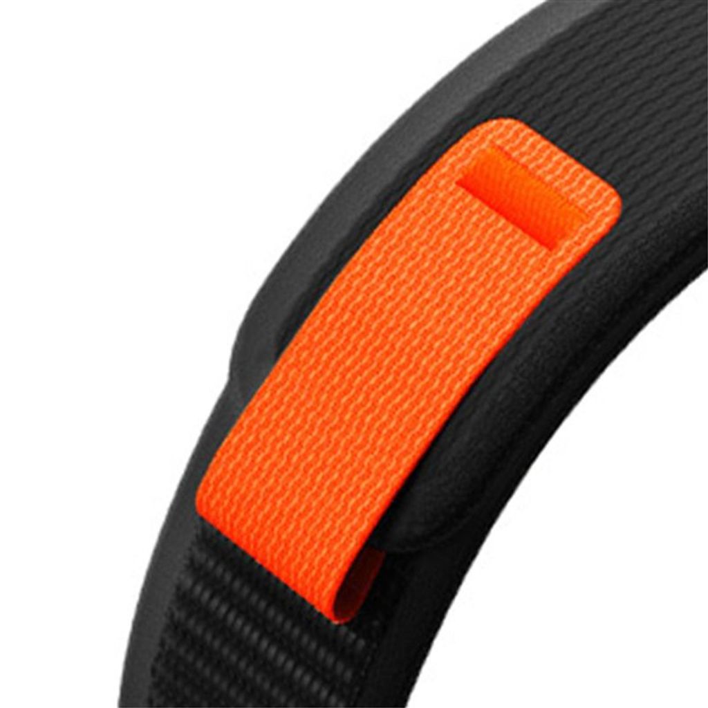 Tech-Protect Nylon Urrem til Garmin Fenix 6X/7X etc - Sort/Orange