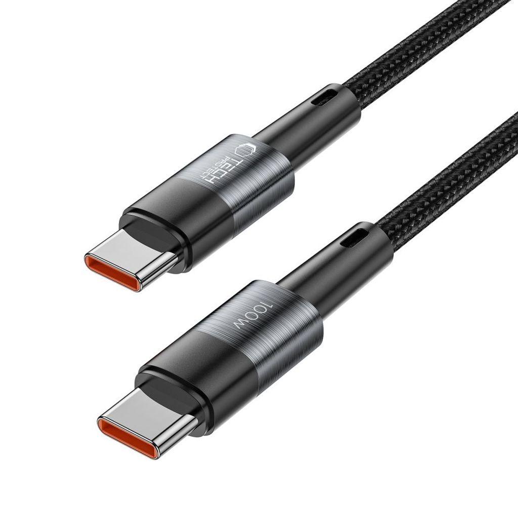Tech-Protect UltraBoost USB-C / USB-C PD kabel 100W 5A 2m - grå