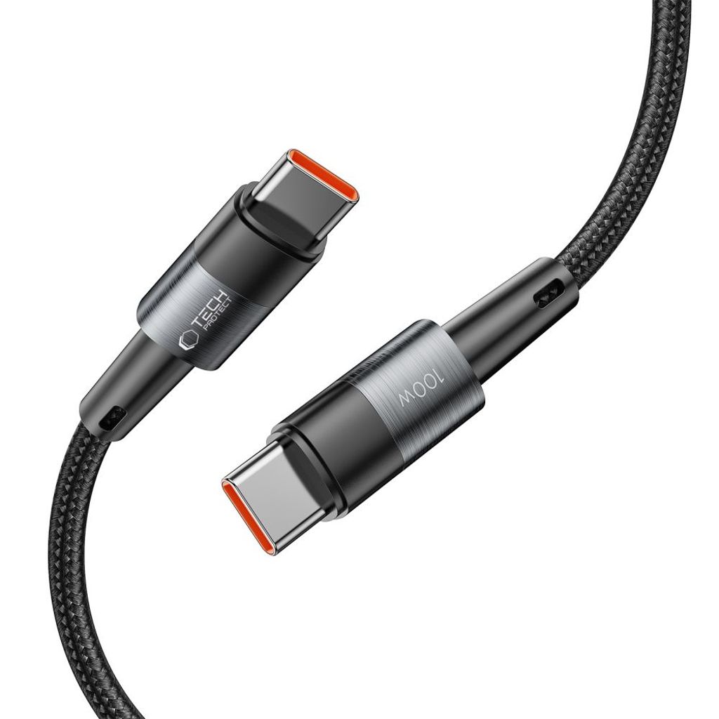 Tech-Protect UltraBoost USB-C / USB-C PD kabel 100W 5A 2m - grå