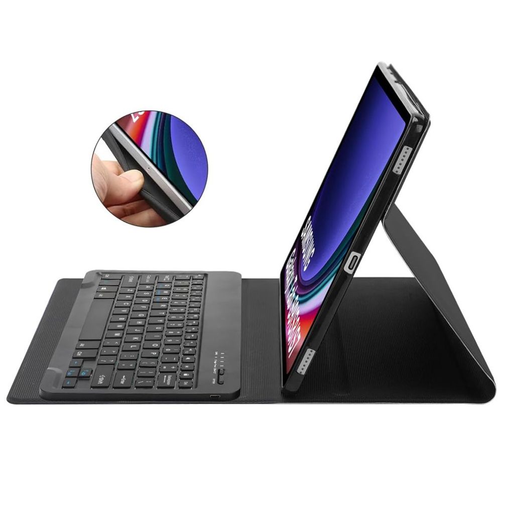 Tech-Protect SC Pen Tangentbord Fodral till Samsung Galaxy Tab S9 FE - Svart