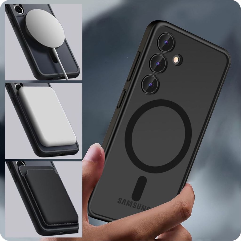 Tech-Protect MagMat MagSafe Cover til Samsung Galaxy S24 Plus - Matte Black