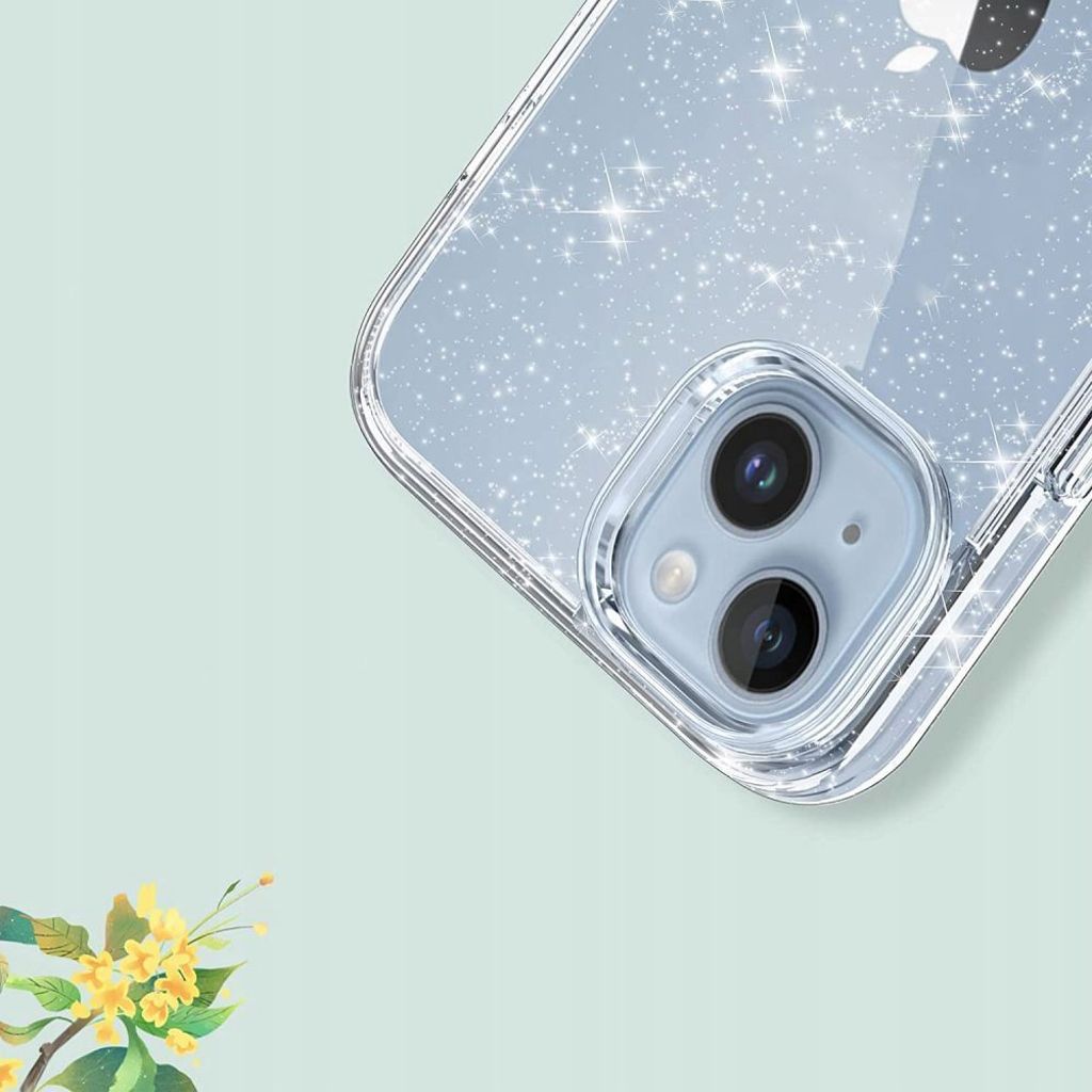 Tech-Protect FlexAir Hybrid Case Samsung Galaxy S23 FE - Transparent Glitter