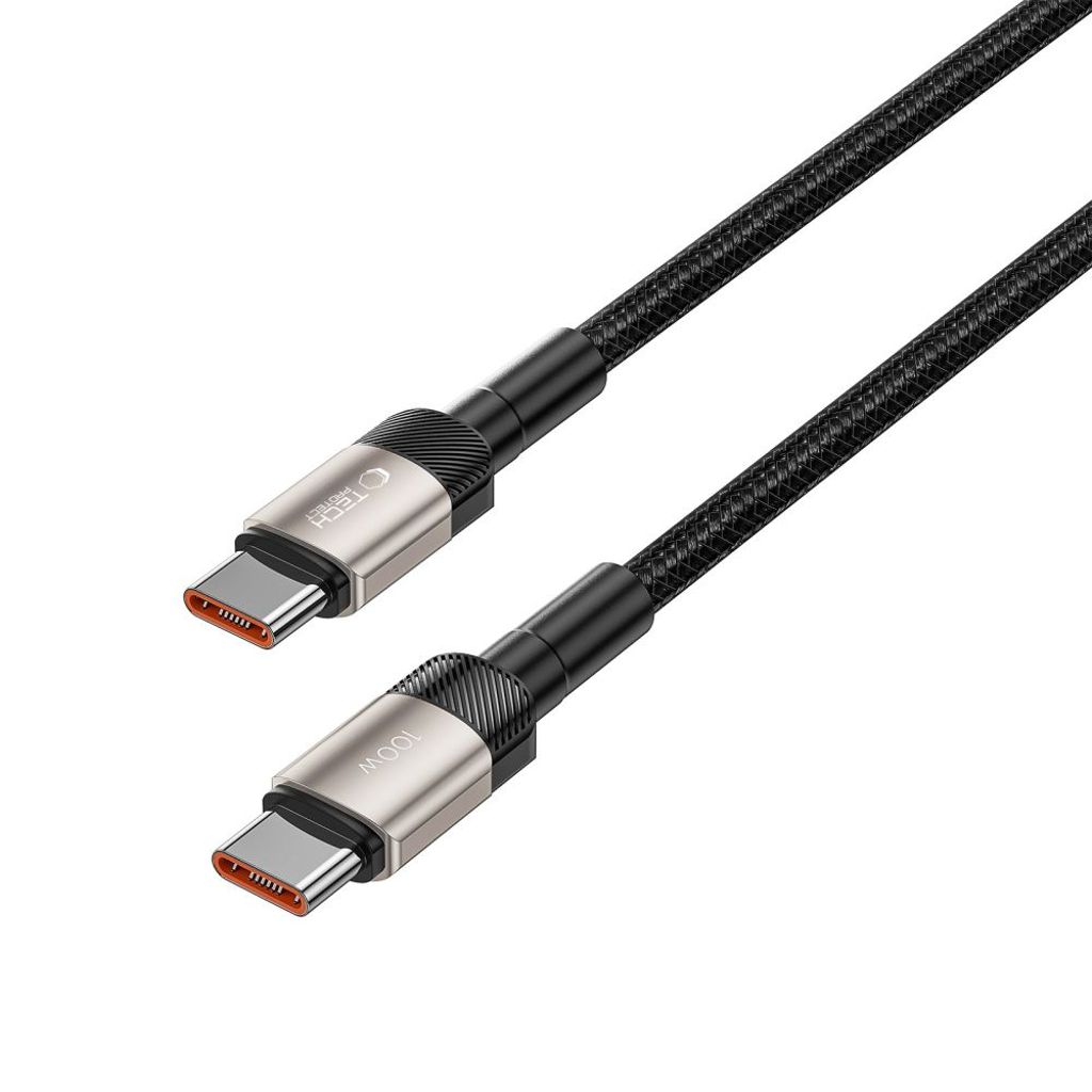 Tech-Protect UltraBoost Evo USB-C / USB-C PD kabel 100W 5A 2m - titanium