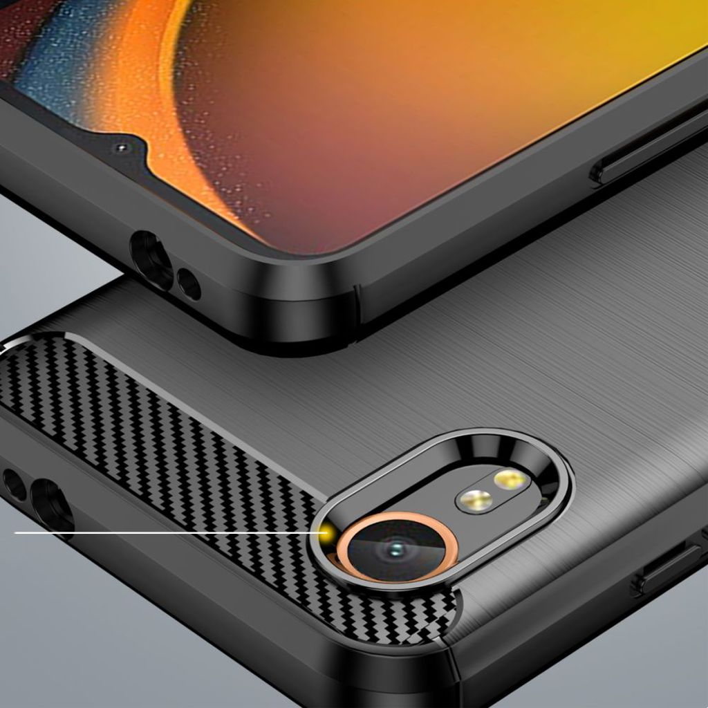 Tech-Protect TPU Carbon Cover til Samsung Galaxy XCover 7 - Sort