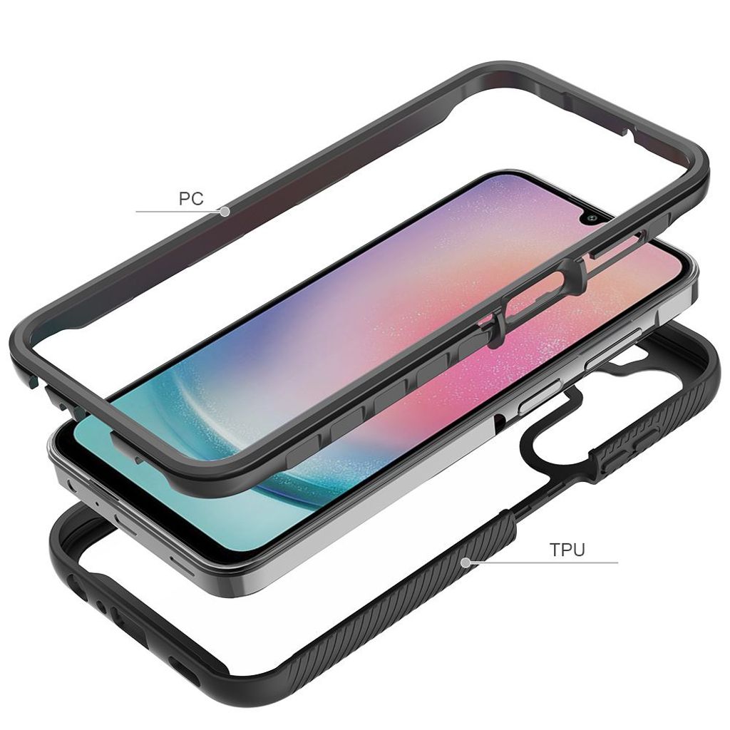 Tech-Protect Defense360 Cover til Samsung Galaxy A25 5G - Sort