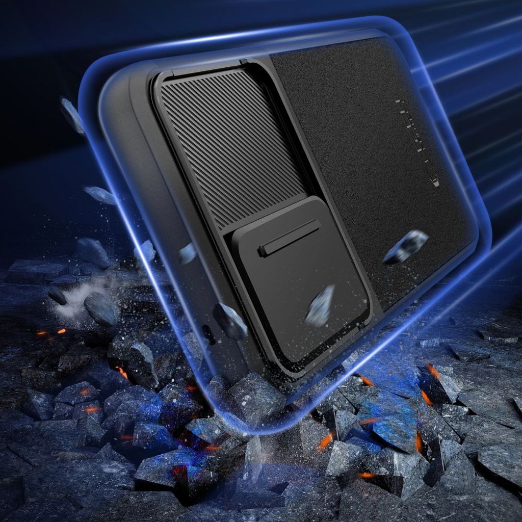 Tech-Protect Velar Cam+ Skal till Samsung Galaxy A55 5G - Svart