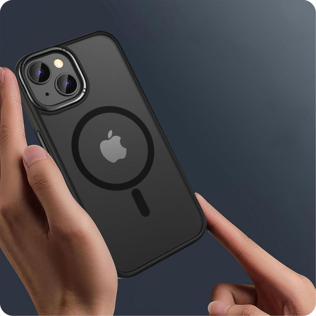 Tech-Protect MagMat 2 MagSafe Case for iPhone 15 - Matte Black