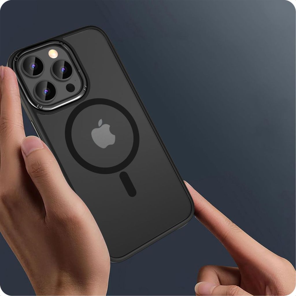 Tech-Protect MagMat 2 MagSafe Deksel til iPhone 15 Pro Max - Matte Black