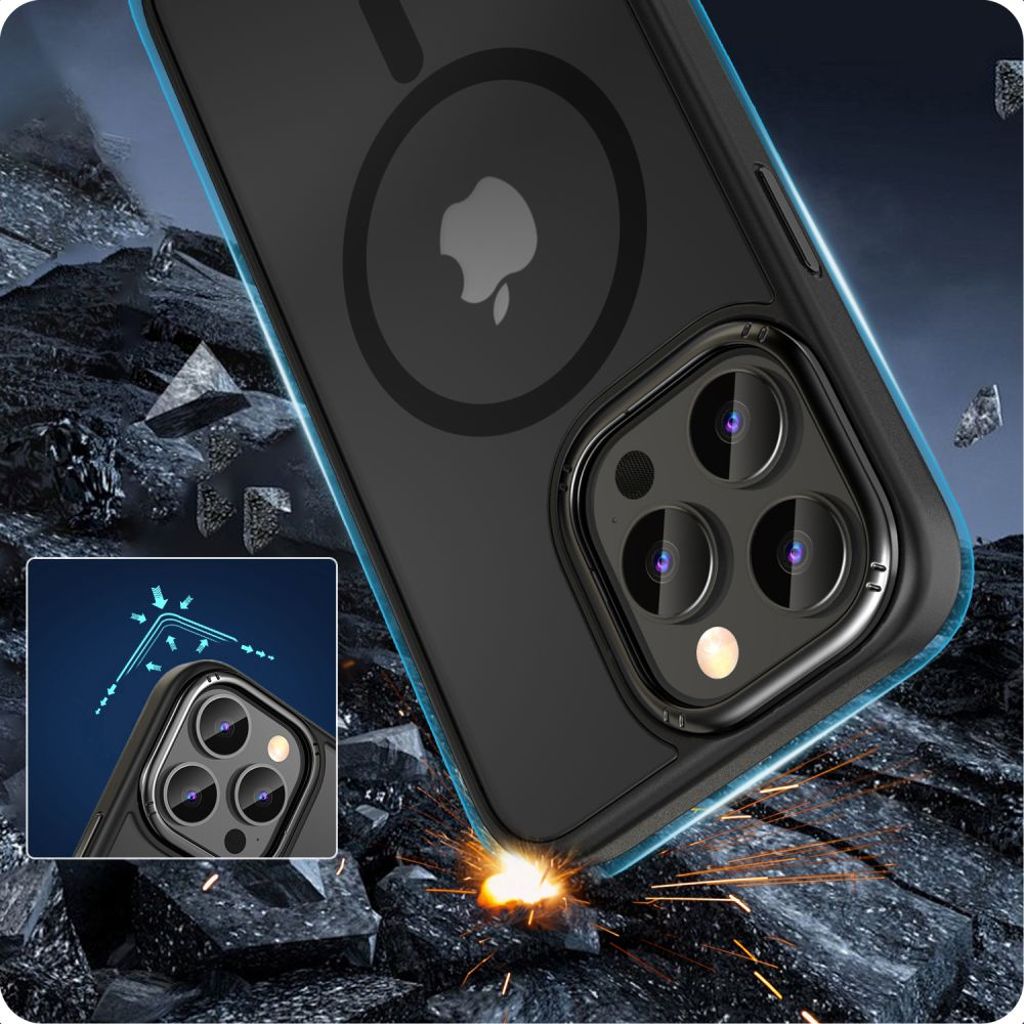 Tech-Protect MagMat 2 MagSafe Deksel til iPhone 15 Pro Max - Matte Black