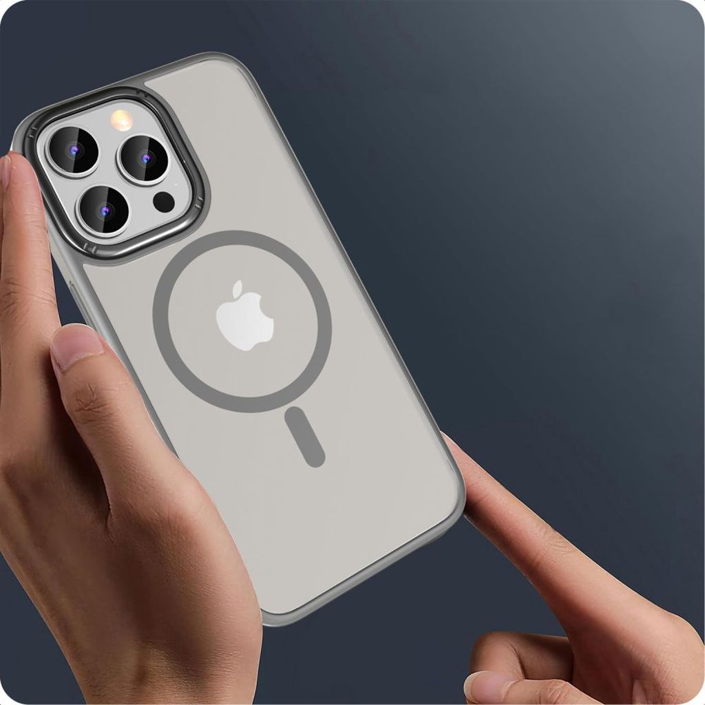 Tech-Protect MagMat 2 MagSafe Deksel til iPhone 15 Pro Max - Titanium Matte