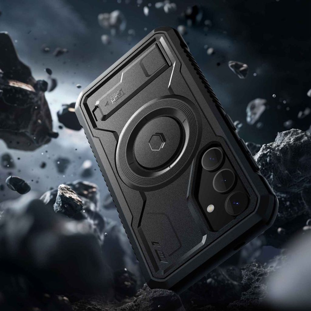 Tech-Protect Kevlar MagSafe+ Cover til Samsung Galaxy S24 Plus - Sort