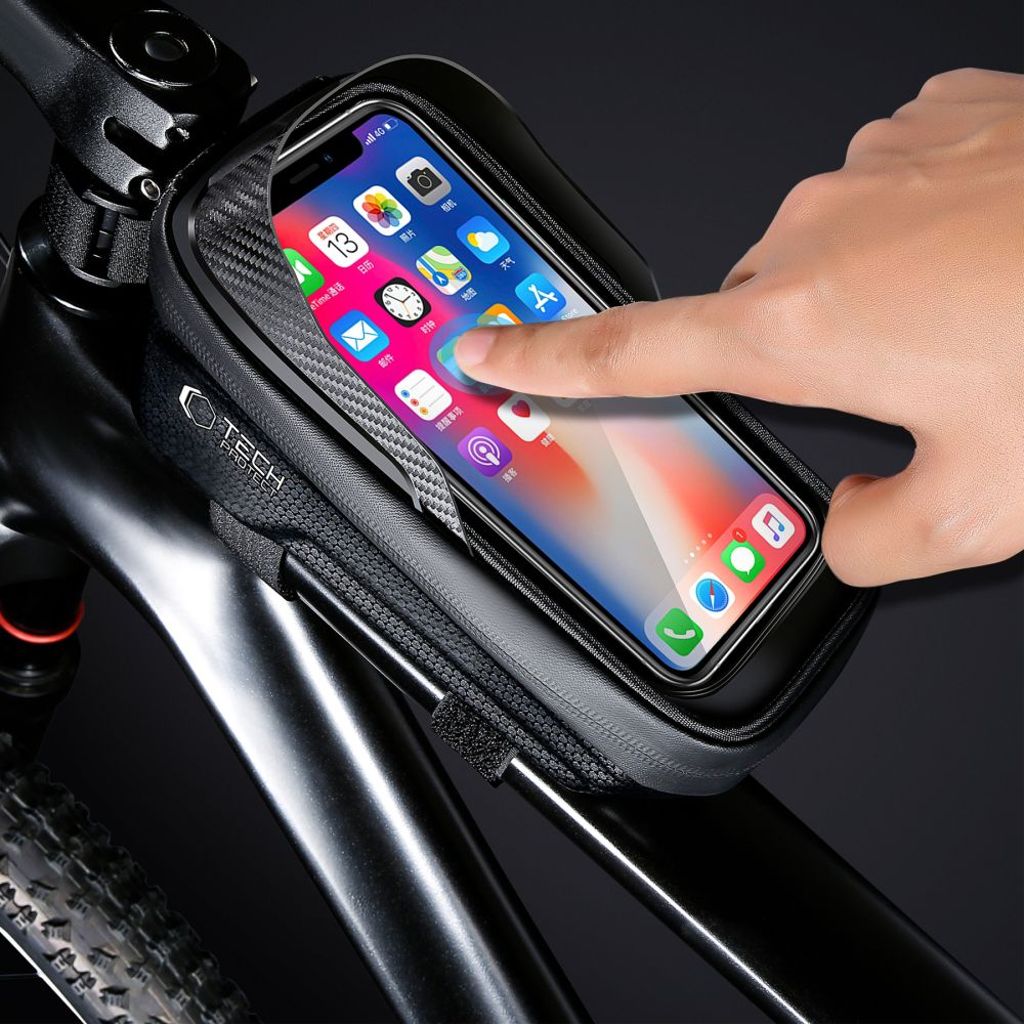 Tech-Protect V2 Bike Bag with Phone Space 1l – Black