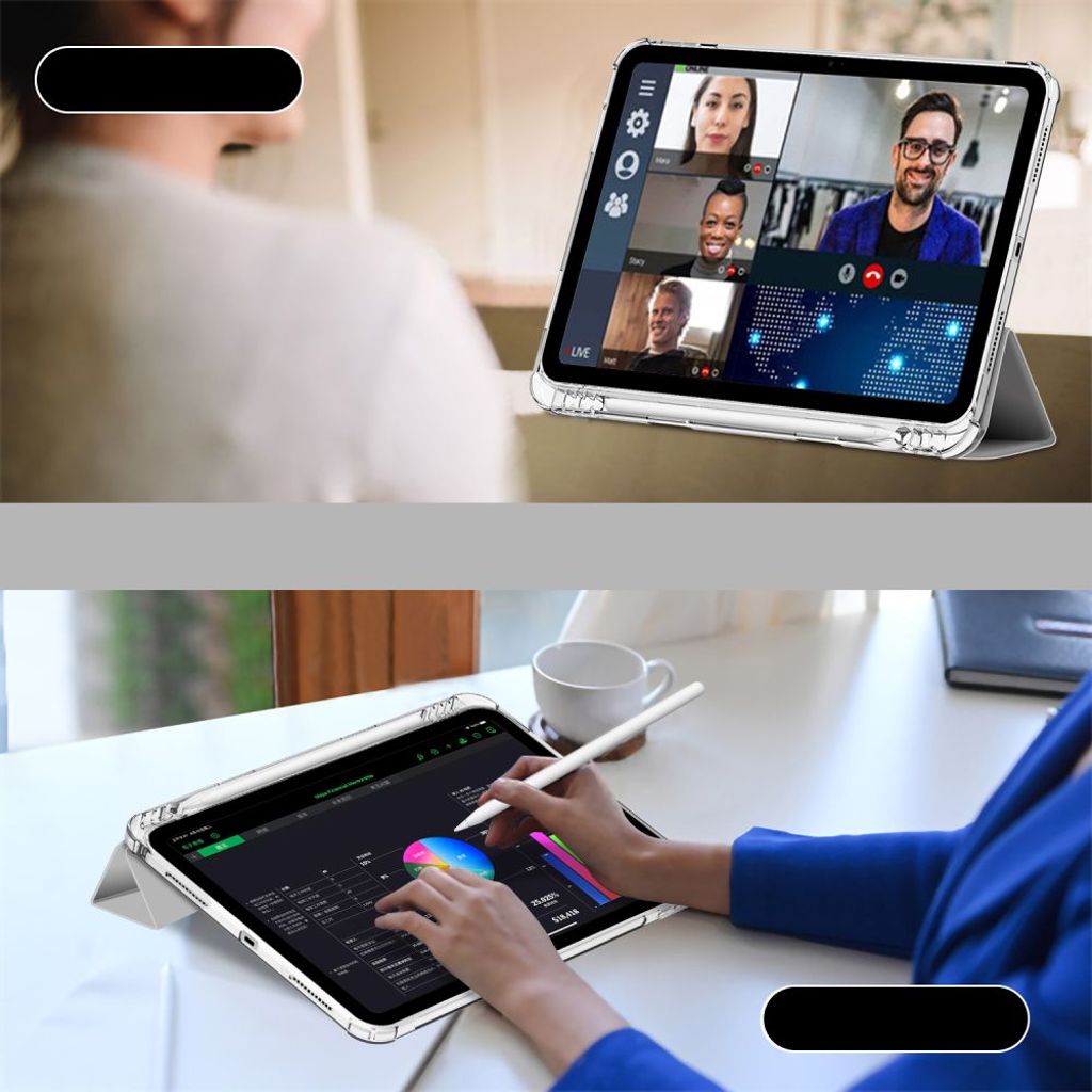Tech-Protect SC Pen Hybrid Fodral till iPad 10th Gen 2022 10.9" - Grå