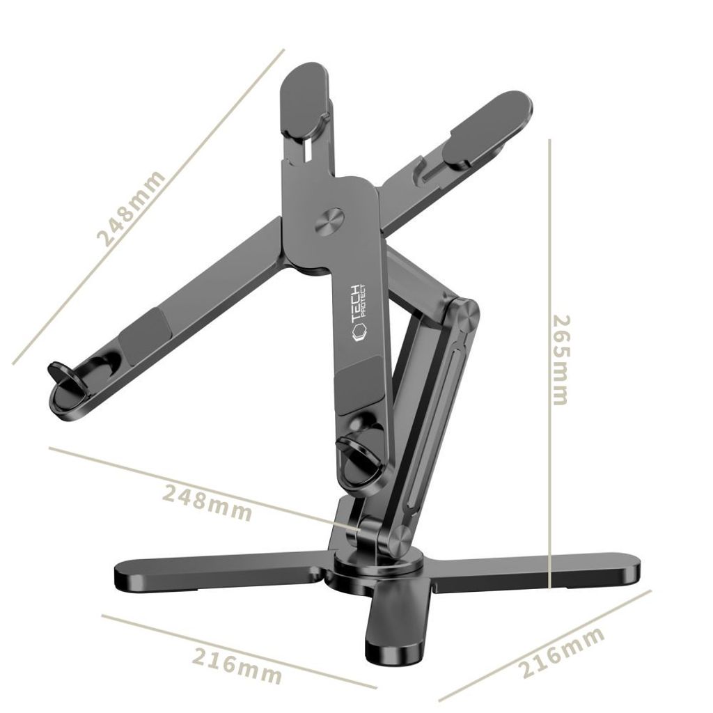 Tech-Protect ULS200 Laptop Stand Universal op til 16" - Grå
