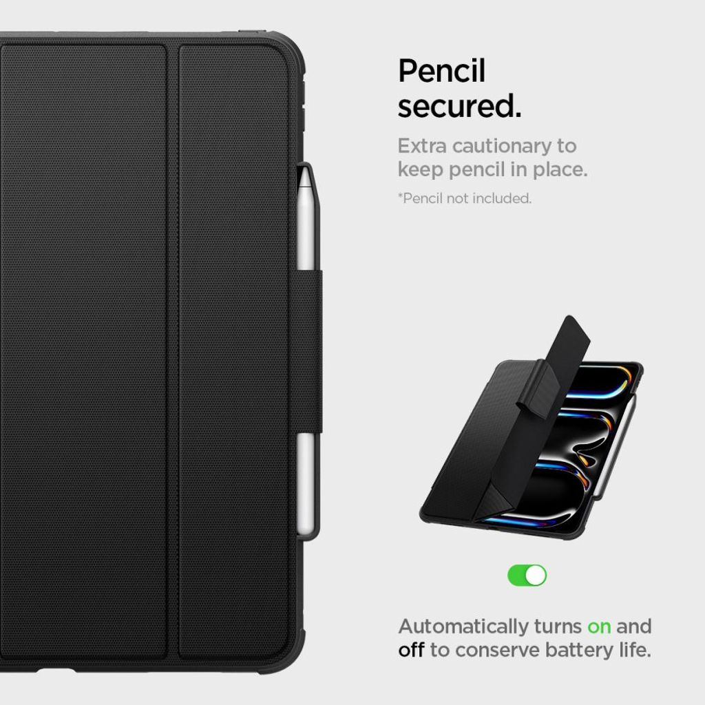 Spigen Rugged Armor Pro Etui til iPad Pro 13" 2024 - Sort