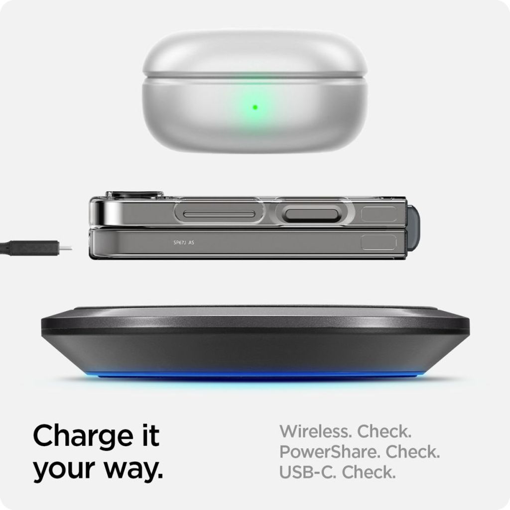 Spigen Airskin Kuori Samsung Galaxy Z Flip 6 - Läpinäkyvä