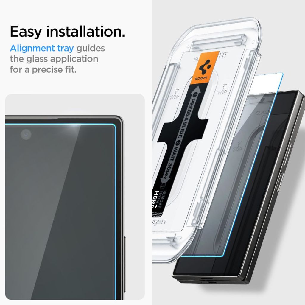 Spigen Glas.tR EZ Fit 2-Pack Skjermbeskytter til Samsung Galaxy Z Fold 6
