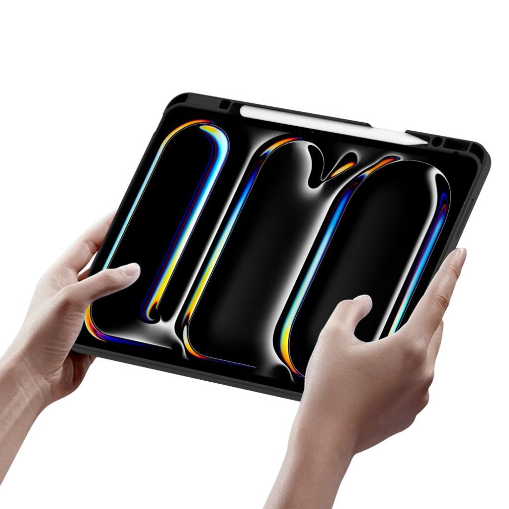 Tech-Protect iPad Pro 13" (7. sukupolvi, 2024) -kotelo näppäimistöllä/kosketuslevyllä - musta