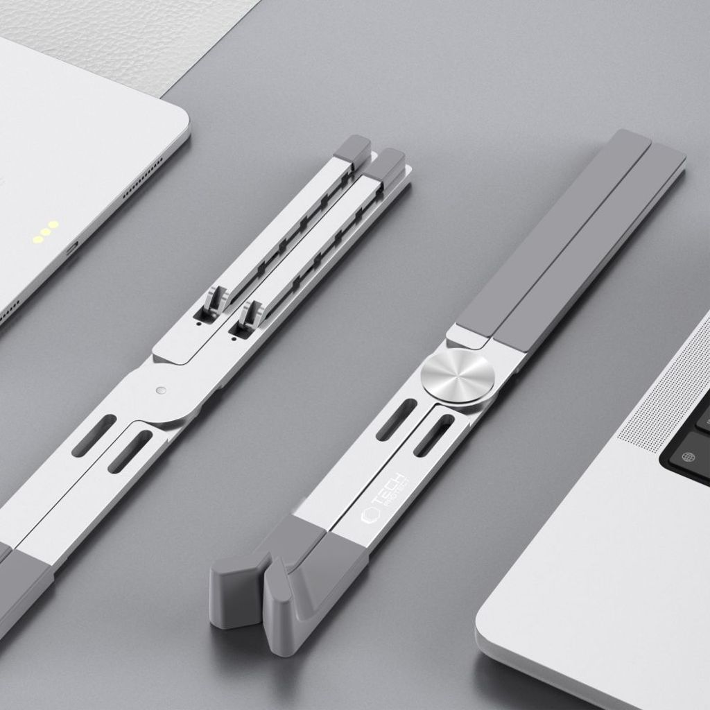 Tech-Protect ULS300 kannettavan tietokoneen jalusta – Hopea