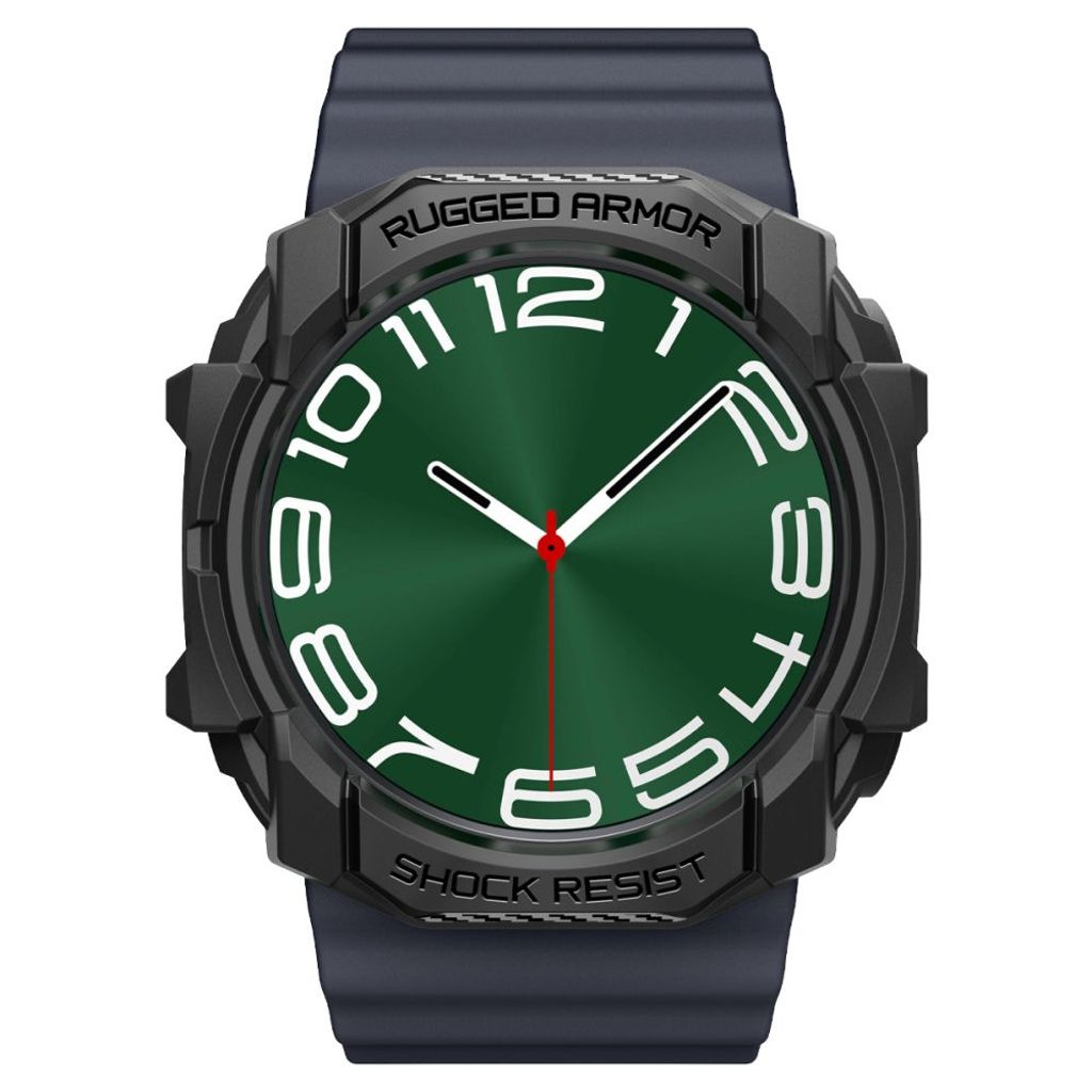 Spigen Rugged Armor Deksel til Samsung Galaxy Watch Ultra  - Svart