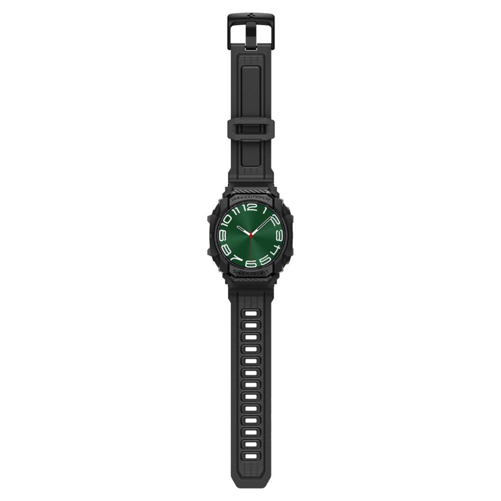 Spigen Rugged Armor Pro Klokkereim & Deksel til Samsung Galaxy Watch Ultra  - Svart